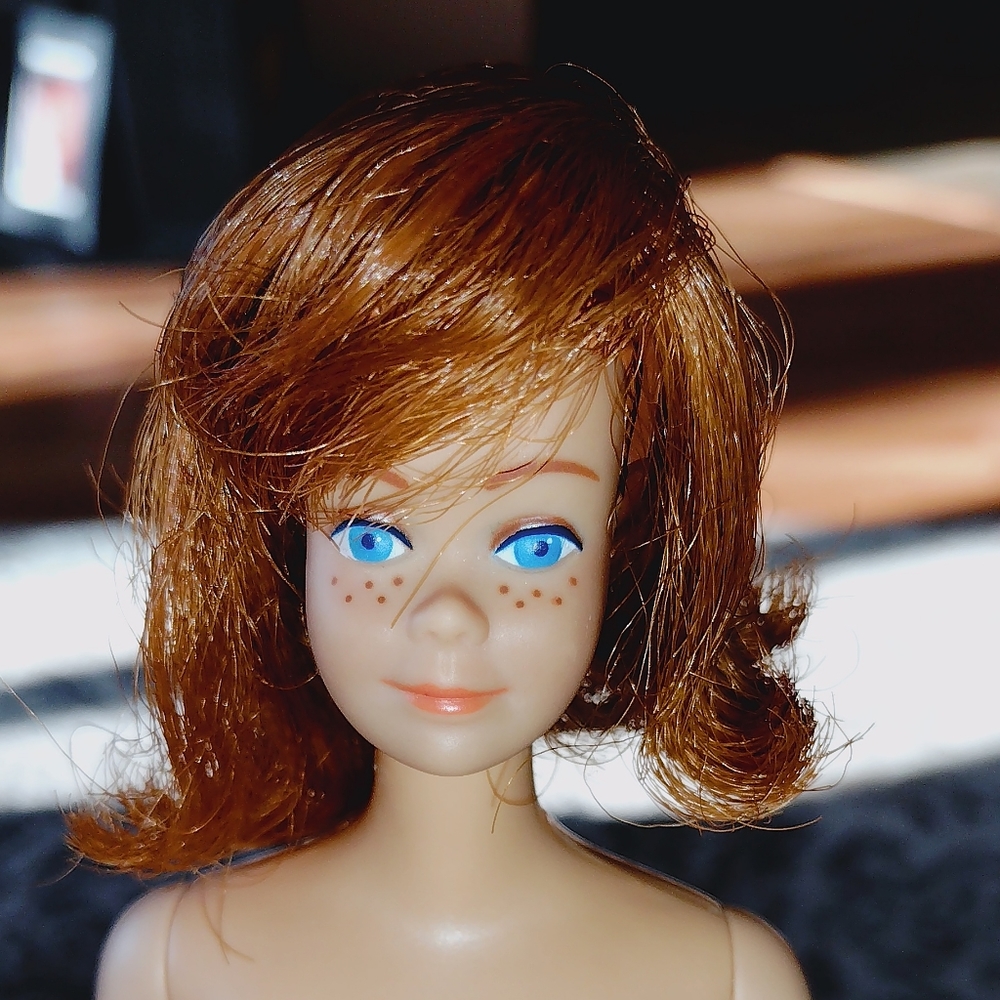 Vintage Barbie Titan flip wig side part Miss Barbie